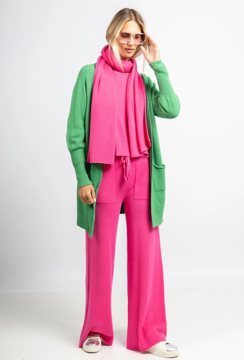 ECHARPE SIMPLE EN MAILLE SANS COUTURE