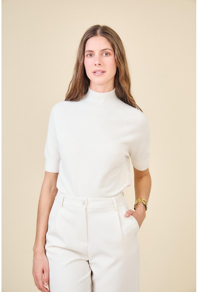 PULL COL MONTANT ULTRAFIN SANS COUTURE