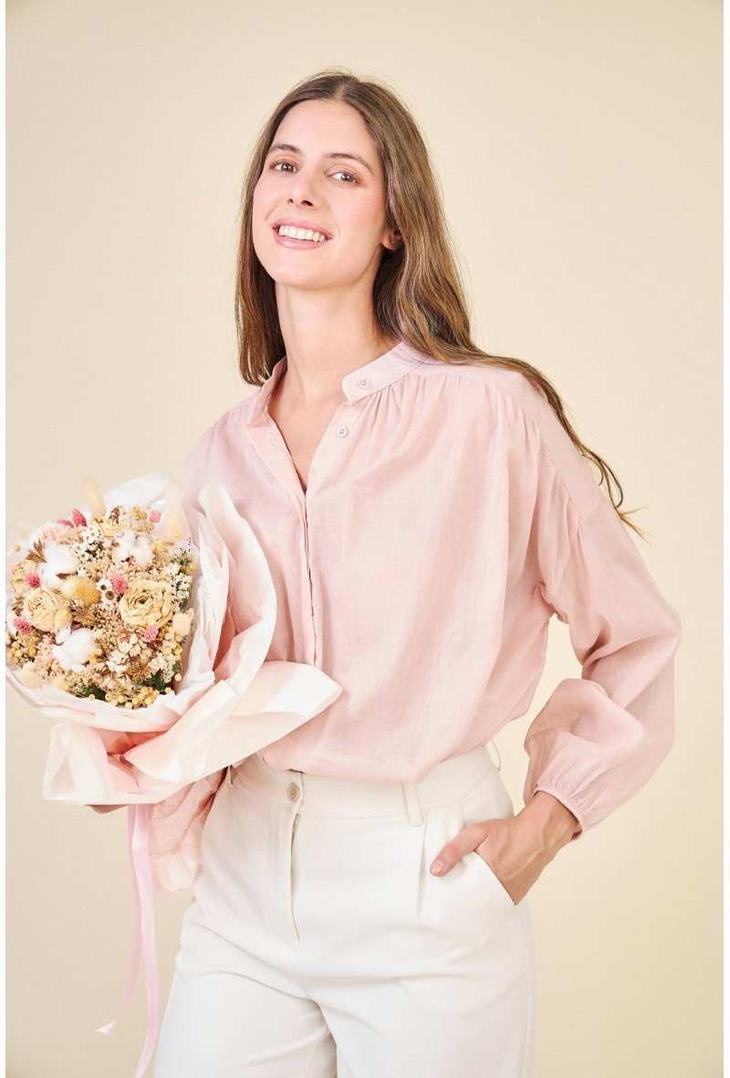 BLOUSE OVERSIZE COL MAO