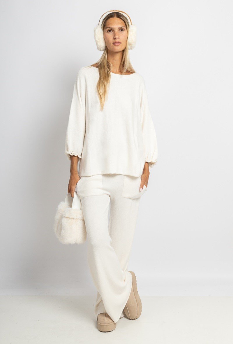 Manteau long en fourrure synthétique