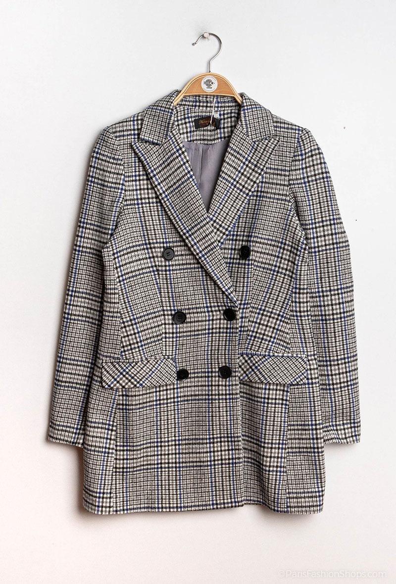 Veste à carreaux