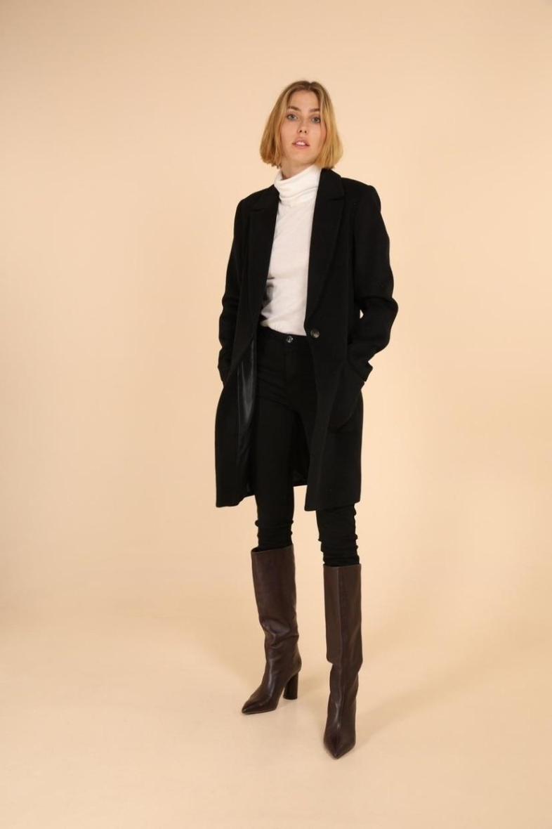 Manteau élégant en laine