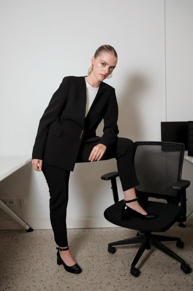 Veste avec détail doré