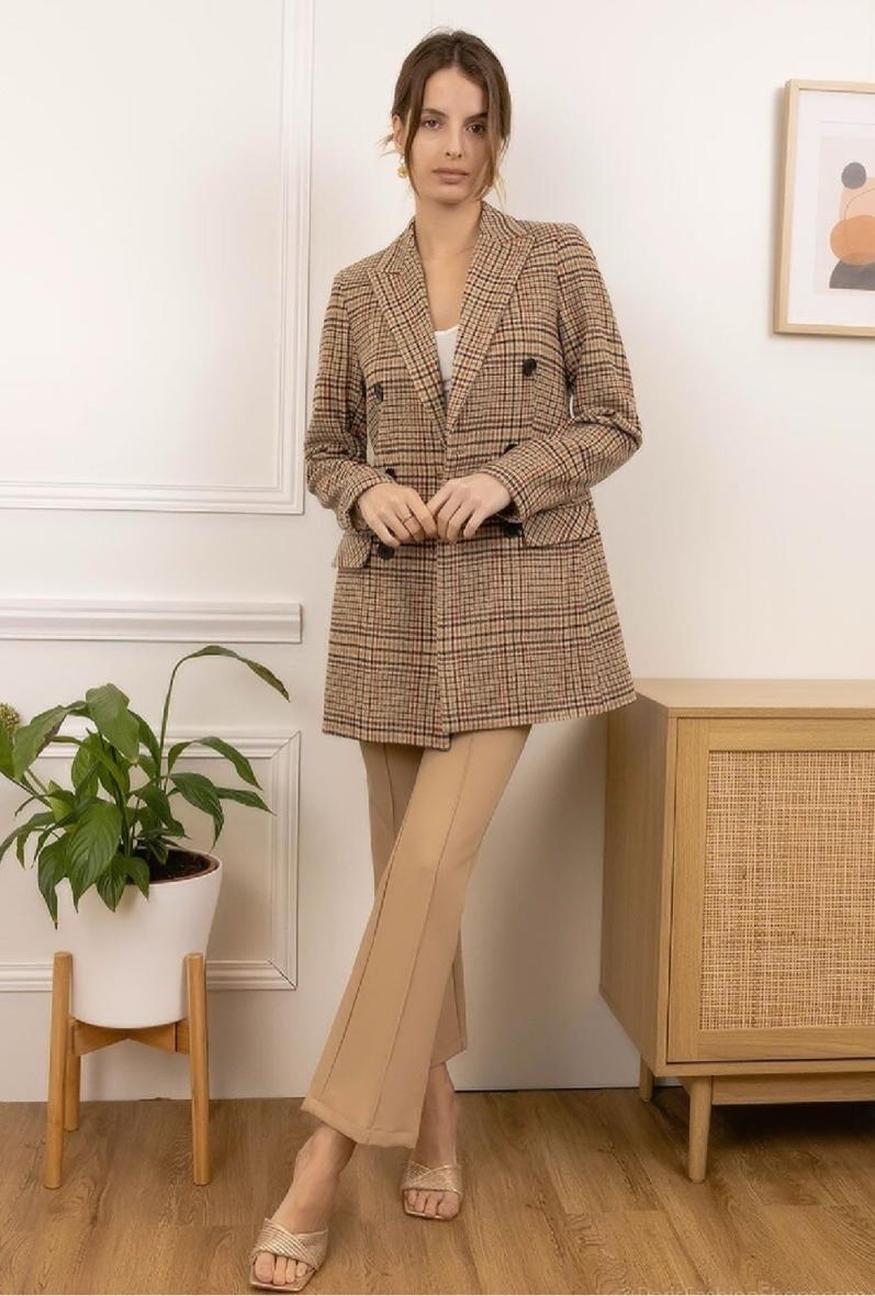 Veste à carreaux