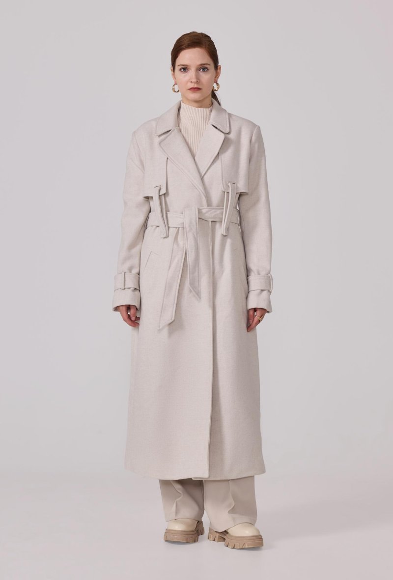 Manteau structuré