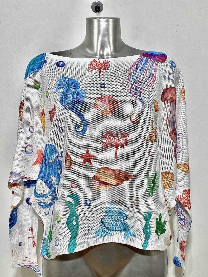 Pull à imprimé