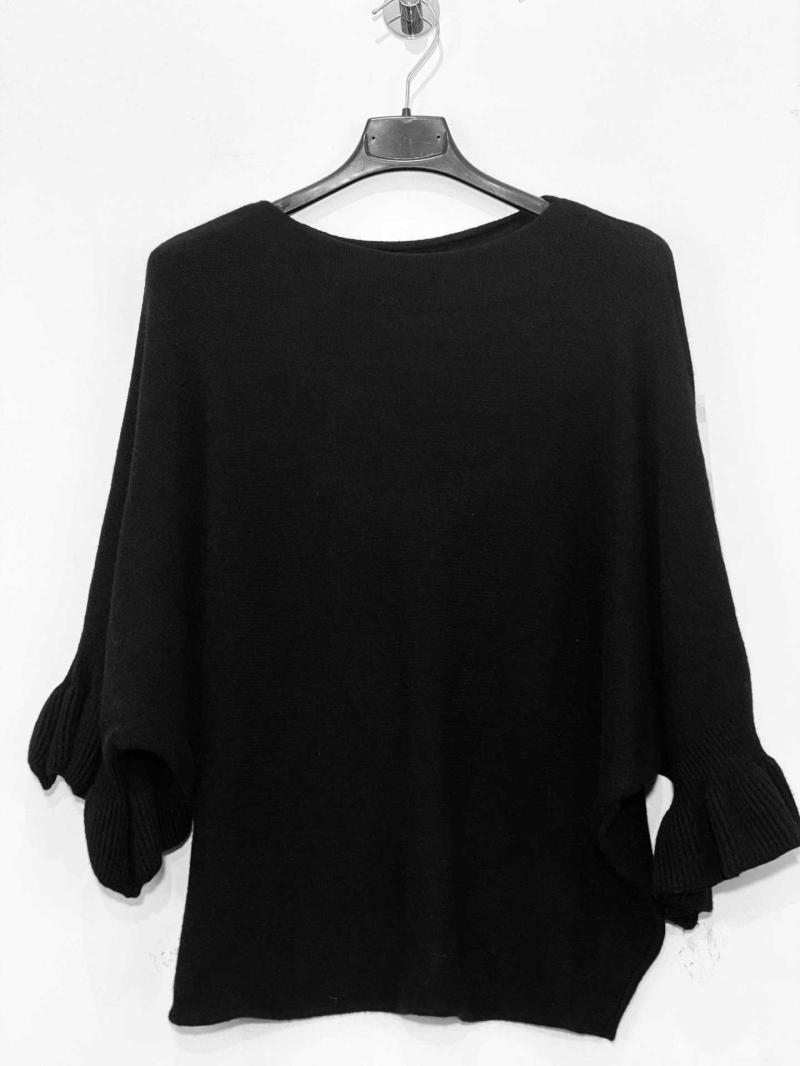 Pull à manche froufrou