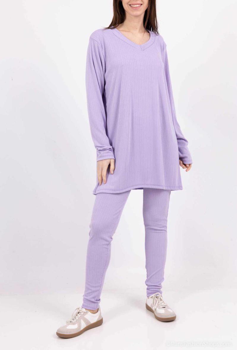 Ensemble rayé