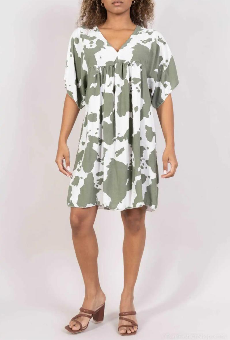 Robe vache en coton